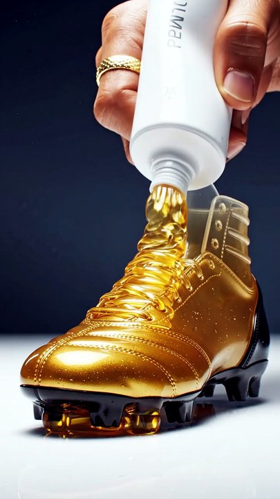 Watch a Football Boot Form from Magic Gel! 👟✨ | AI Animation