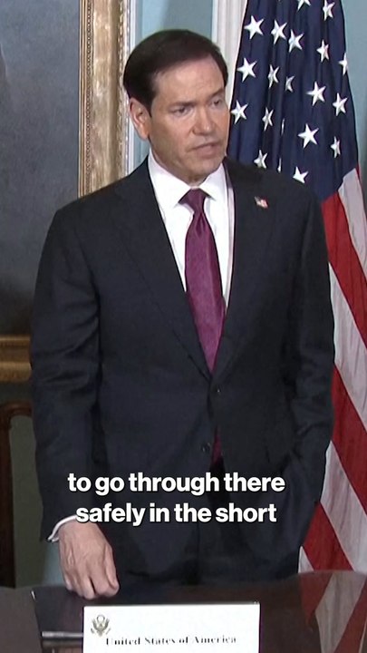 Rubio hints at breakthrough in talks to ease Hormuz tensions