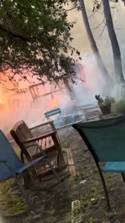 Spokane firefighters battle massive wildfires