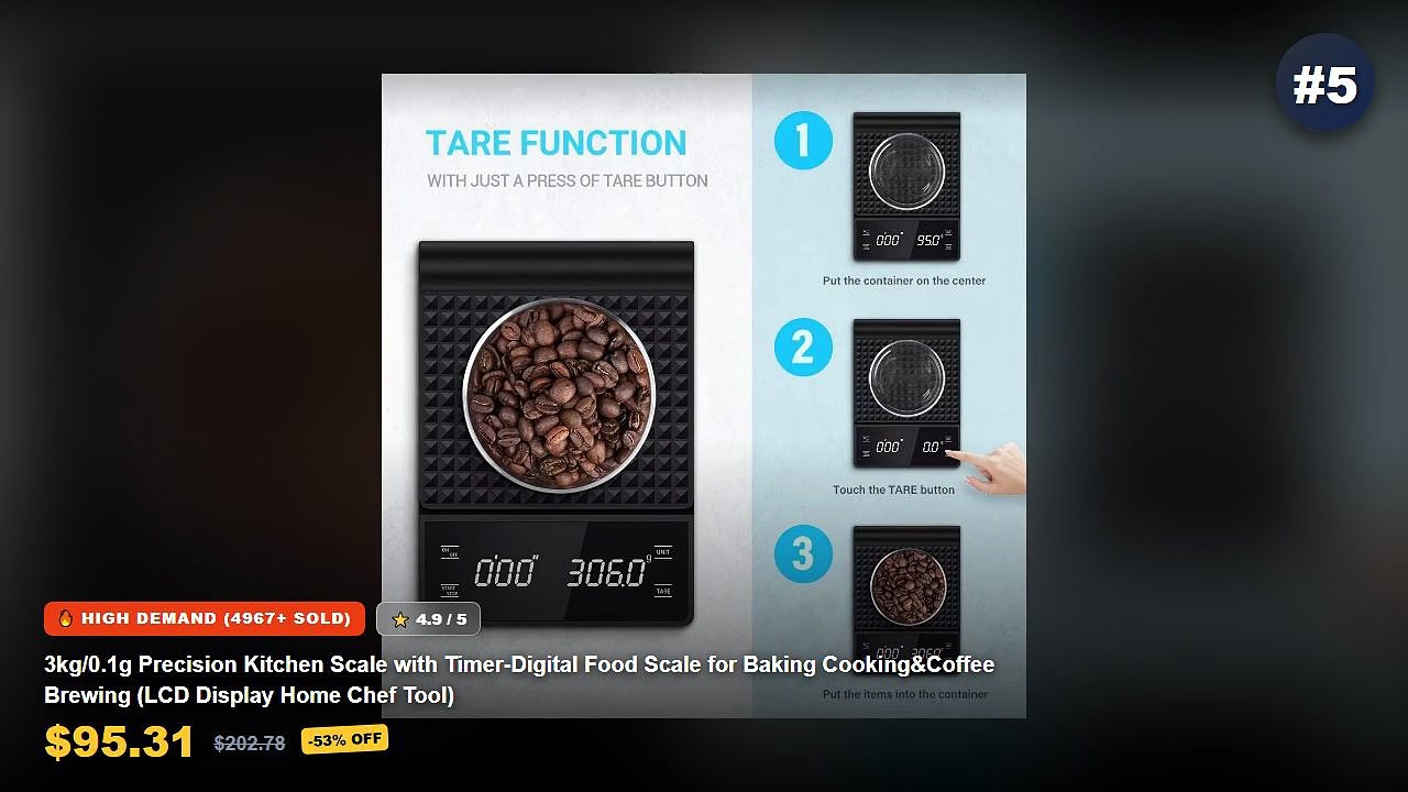 Don't Buy Digital Kitchen Scales For Baking And Coffee Before Watching This!