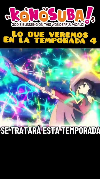 Esto VEREMOS en la Temporada 4 de Konosuba - Vídeo con SPOILERS