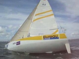 frederique rivet petite nav avant la solitaire du figaro