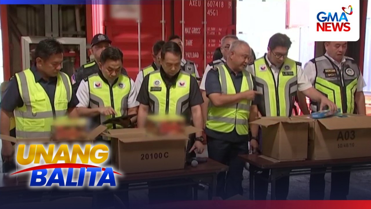 P40-M halaga ng smuggled na mga paputok, naharang sa Maynila | Unang Balita