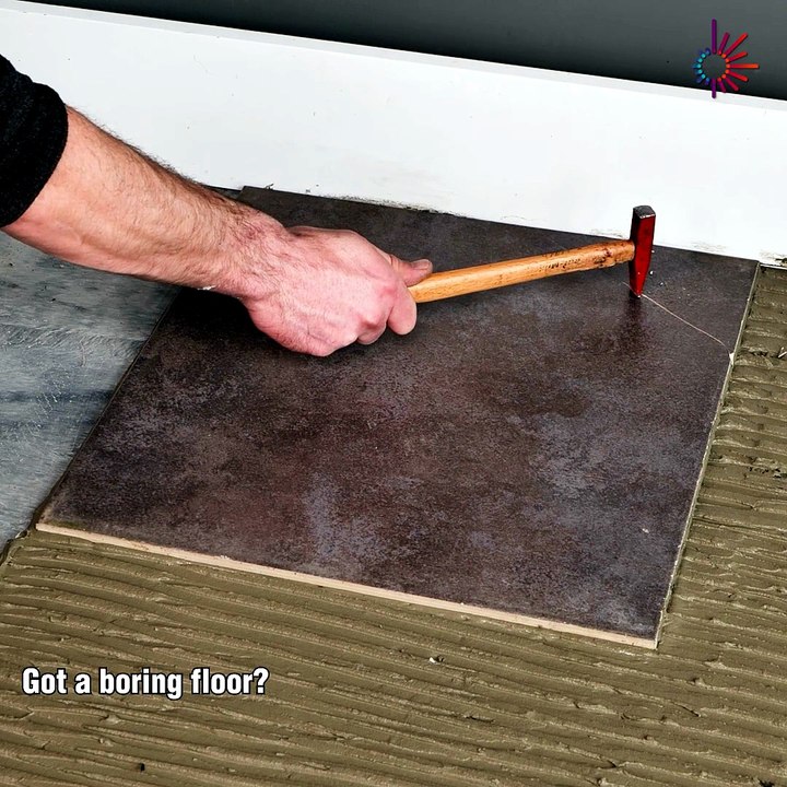 Who knew breaking tiles could look so good? 🙌
