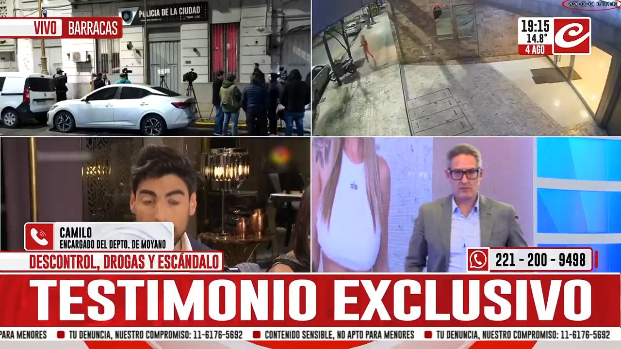 Habla Camilo, encargado del departamento de Moyano: "Me impresionó su estado"