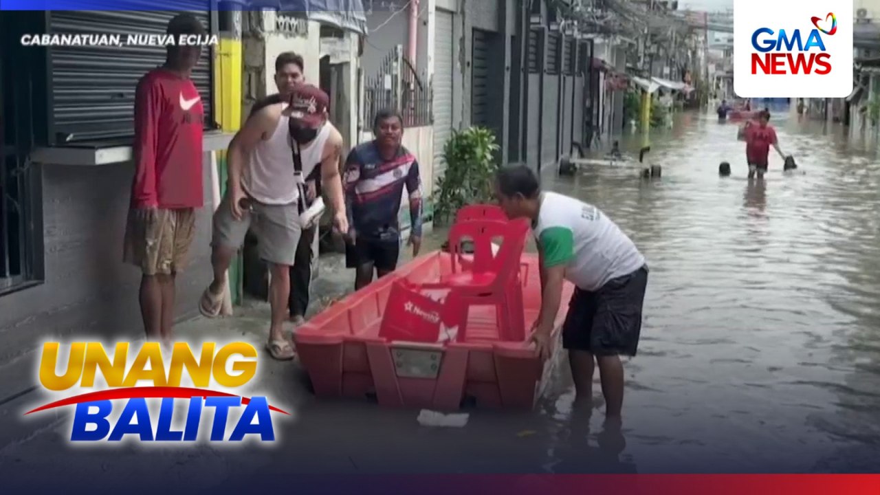14 na barangay sa Cabanatuan City, nalubog sa baha dahil sa Bagyong #LuisPH | Unang Balita