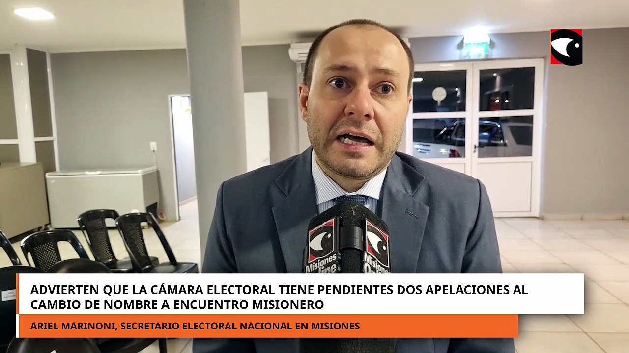 La Cámara Electoral tiene pendientes dos apelaciones al cambio de nombre a Encuentro Misionero