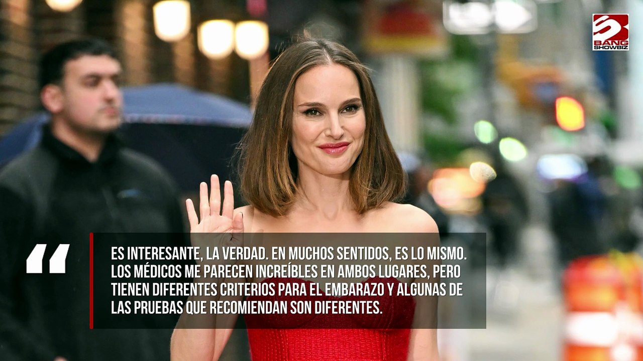 Natalie Portman sufre sensibilidad a los olores durante su tercer embarazo