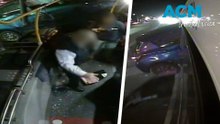 Bus driver praised for quick response after airborne car crash