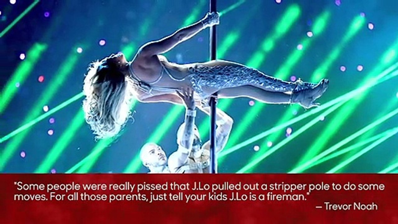 Late Night Hosts Talk Jennifer Lopez's Pole Dancing During Super Bowl Halftime Show | THR News [Full Movie]