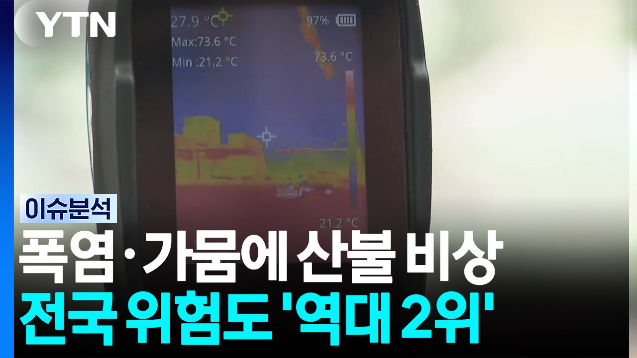 폭염·가뭄에 여름 산불까지 비상... 전국 위험도 '역대 2위' / YTN