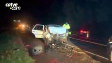 Ultrapassagem forçada provoca acidente e mata casal de idosos na BR-277