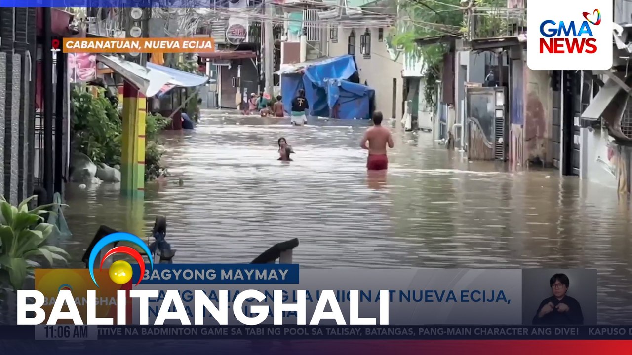 Ilang bahagi ng La Union at Nueva Ecija, inulan at binaha | Balitanghali