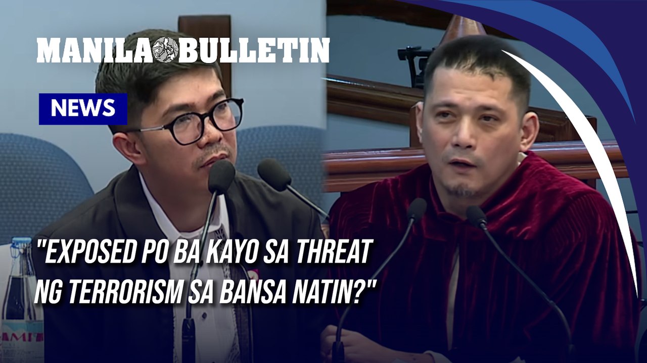 Padilla to Wamil: 'Are you exposed to the threats of terrorism in the country?'