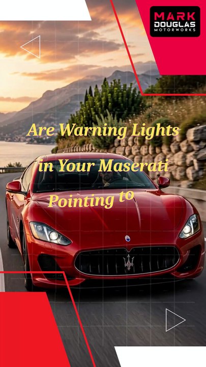 Are Warning Lights in Your Maserati Pointing to an Electrical Fault