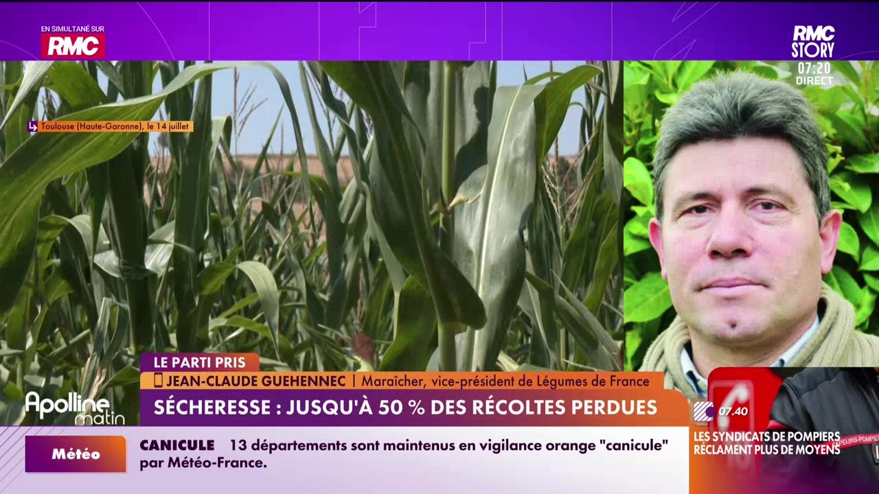 Le parti pris : Sécheresse, la détresse des maraîchers - 05/08 - Vidéo ...