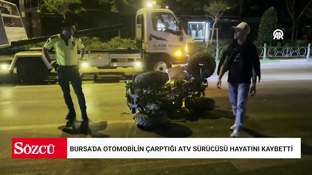 Bursa'da otomobilin çarptığı ATV sürücüsü hayatını kaybetti