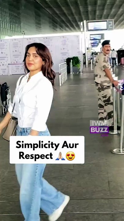 Bhumi Pednekar's sweet namaste for the paparazzi is too wholesome to miss