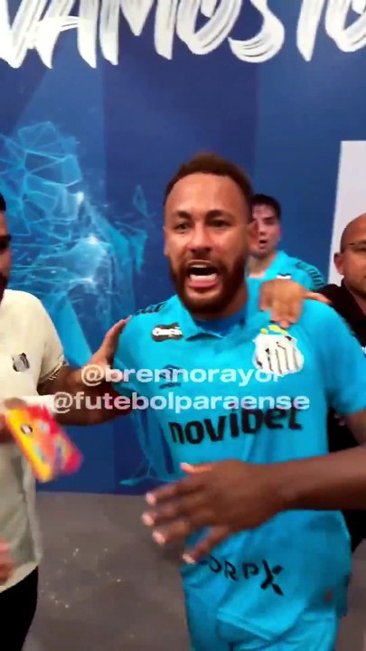 Insulti, gestacci e urla: Neymar impazzisce nel post partita di Remo-Santos