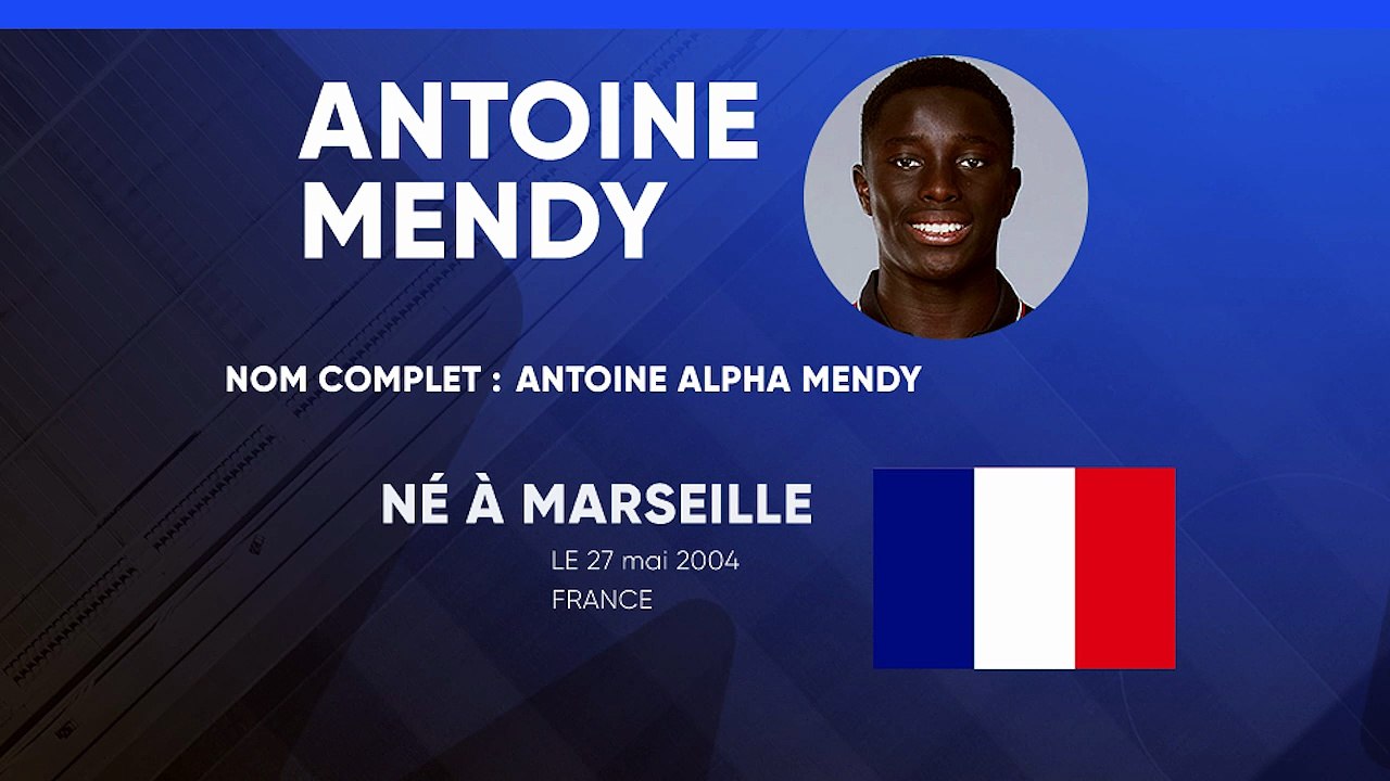 La fiche technique d'Antoine Mendy