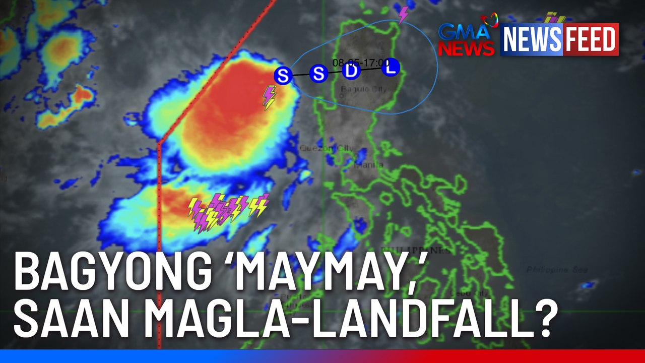 Bagyong ‘Maymay,’ posibleng mag-landfall sa Ilocos o La Union | GMA News Feed