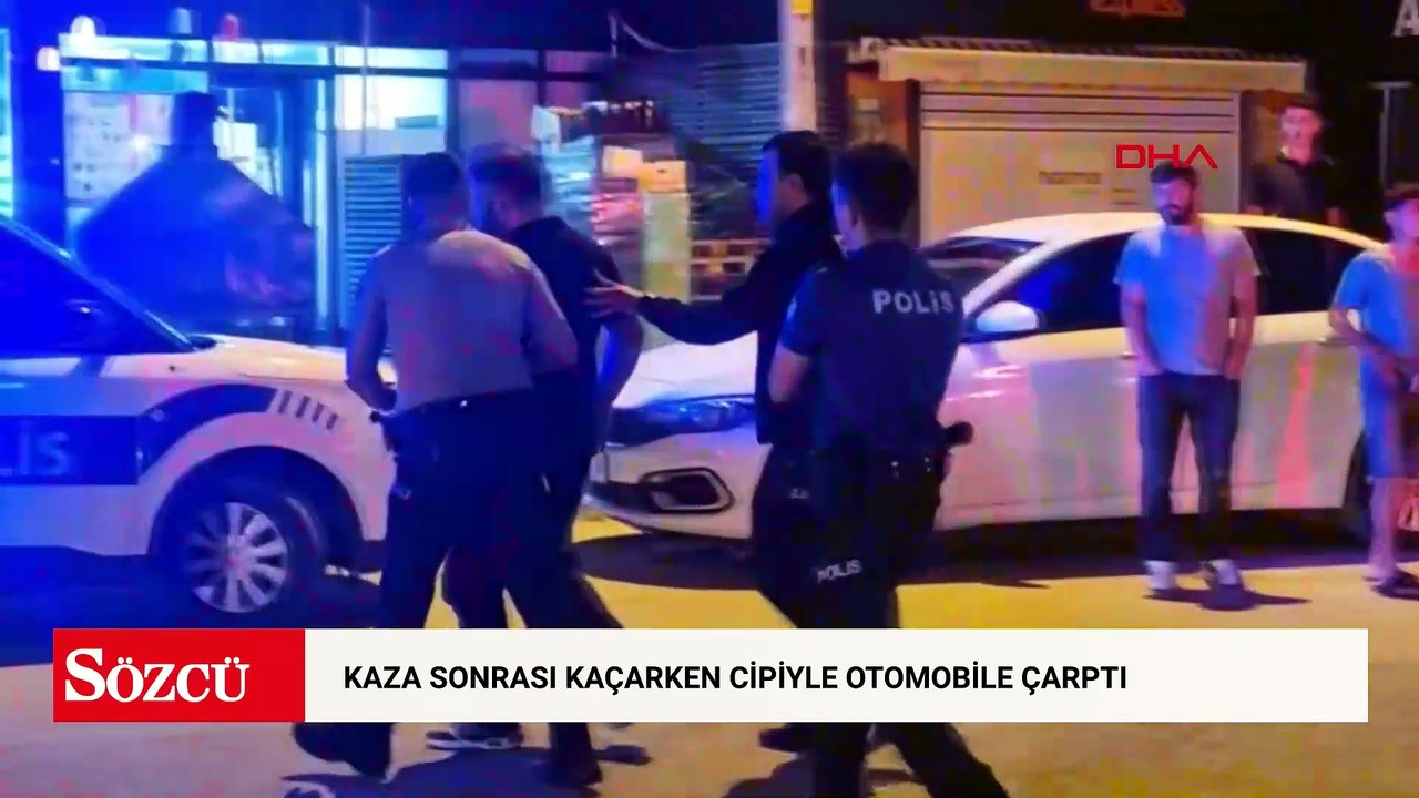 Kaza sonrası kaçarken cipiyle otomobile çarpan alkollü sürücüye gözaltı