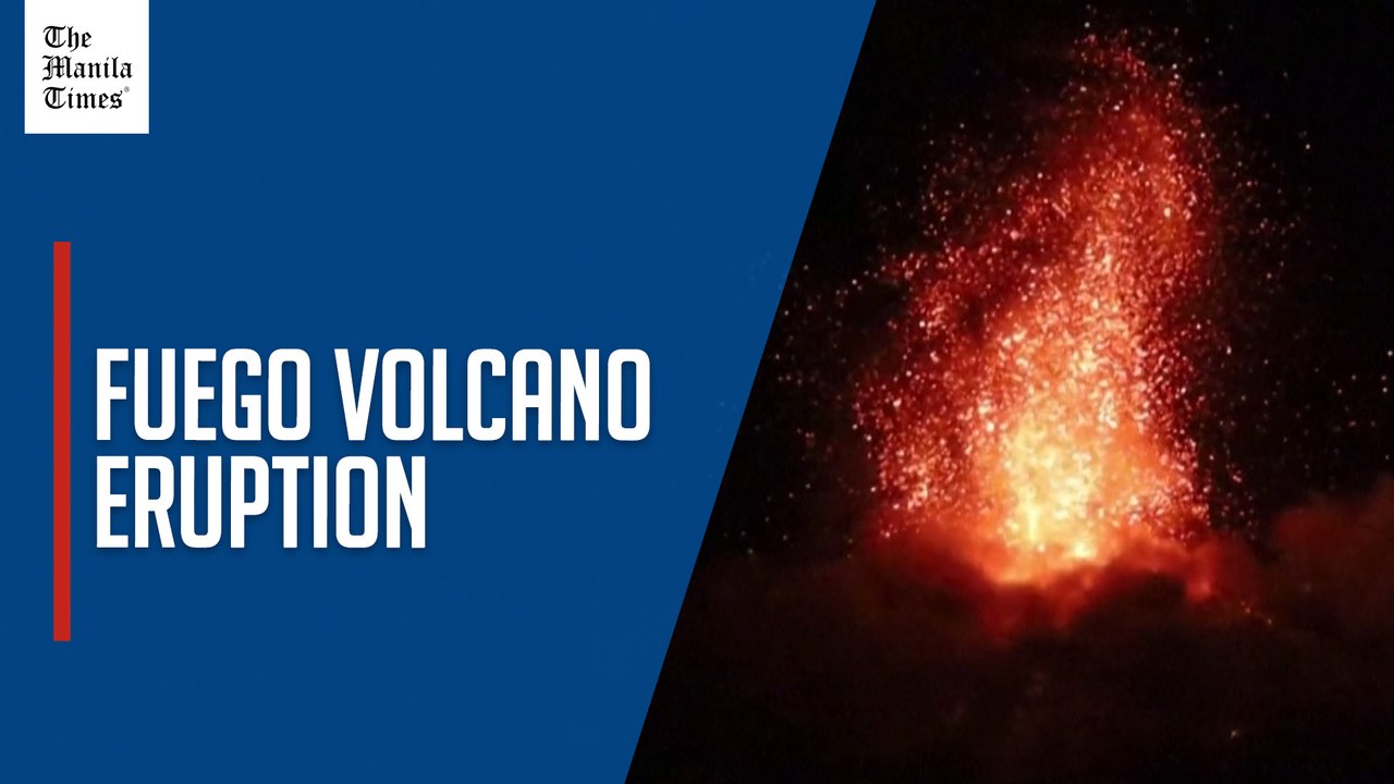 Guatemala's firefighters evacuate residents after alert for volcano activity