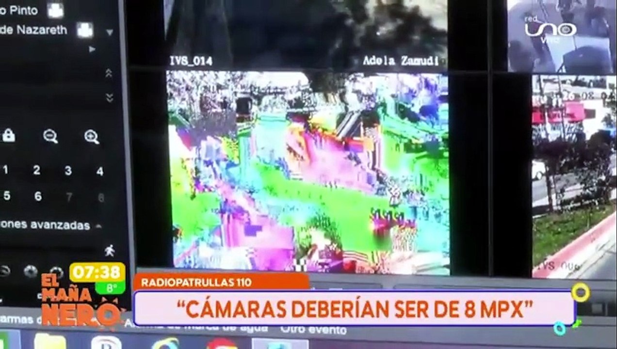 cámaras actuales son de 2y 4 mpx
