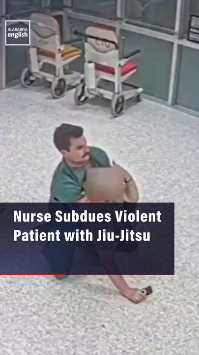 Nurse Subdues Violent Patient with Jiu-Jitsu