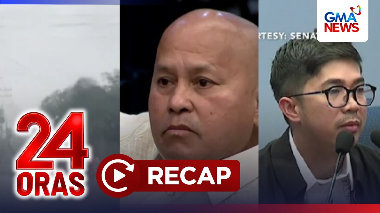 24 Oras: (Part 1) Malakas na ulan, baha at landslide dahil sa Bagyong Maymay; Update sa impeachment trial ni VP Duterte; Nasaan si Sen. Bato?, atbp