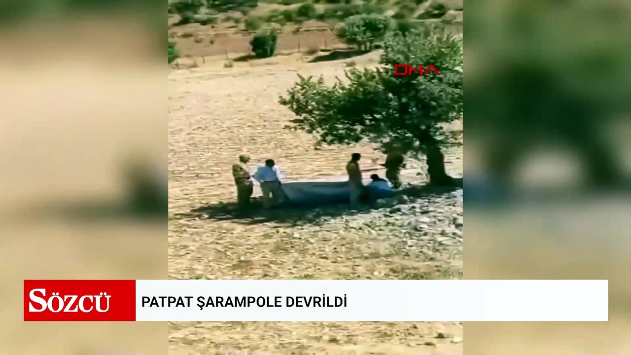 Patpat şarampole devrildi: 1 ölü, 3 yaralı