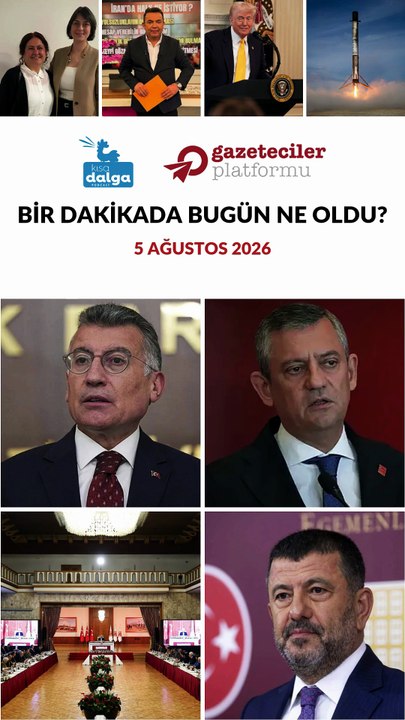 Bir dakikada bugün ne oldu?