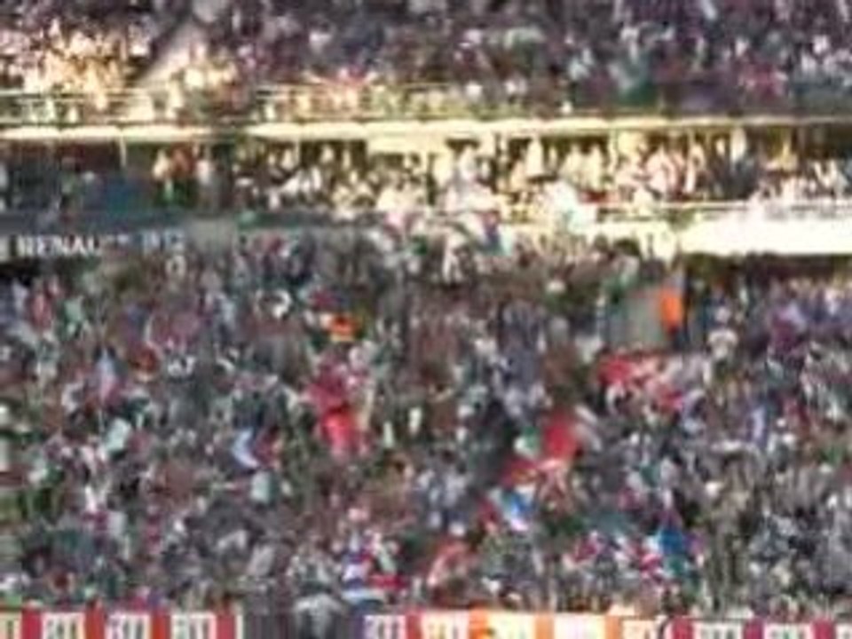 Arrivée de la coupe du monde en helico
