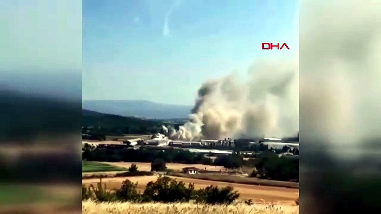 Bursa\'da tavuk çiftliğinde yangın