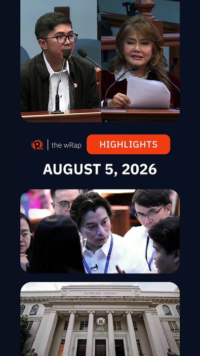 Today’s headlines: Sara Duterte impeachment, Michael Poa, Supreme Court | The wRap | August 5, 2026
