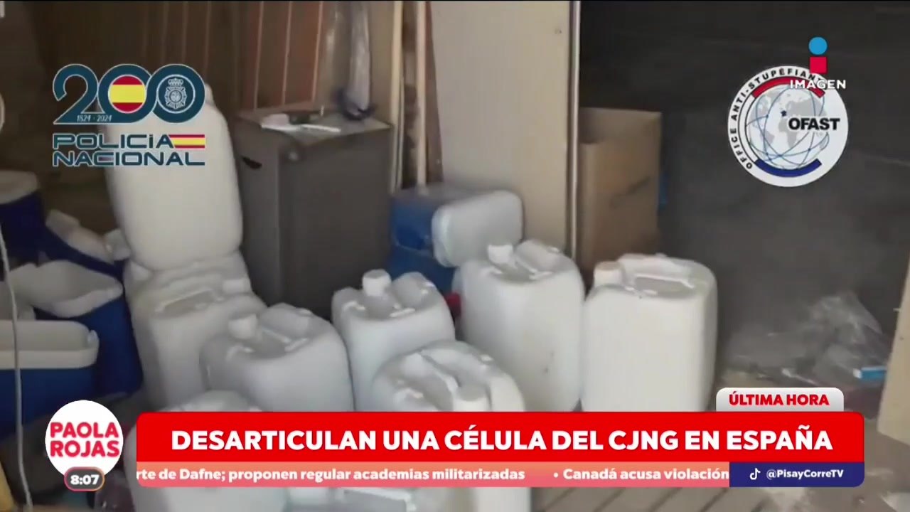 España desarticula presunta célula del CJNG en Europa | De Pisa y Corre con Paola Rojas