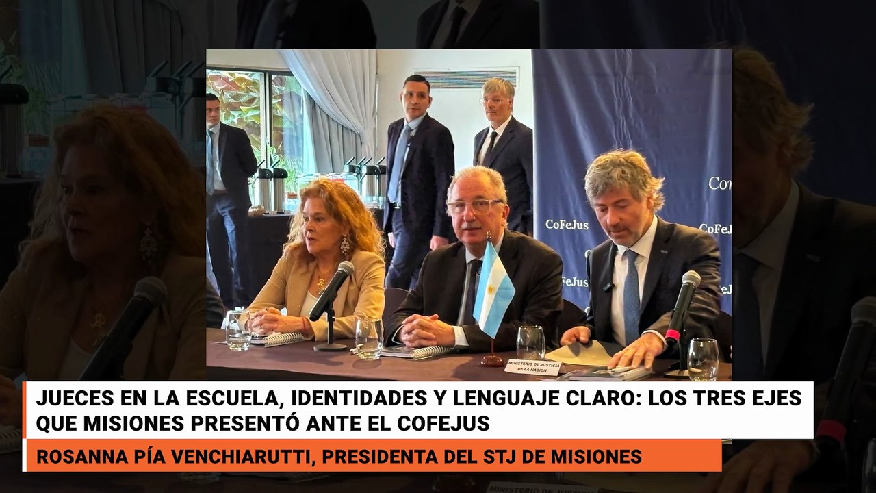 Jueces en la Escuela, Identidades y lenguaje claro los tres ejes que Misiones presentó ante el COFEJUS