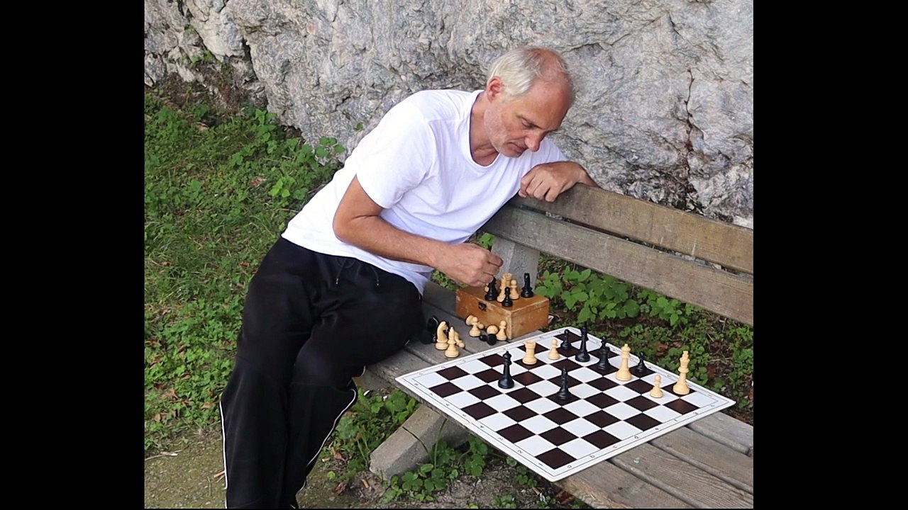 Schachstudie von GM Martin Minski