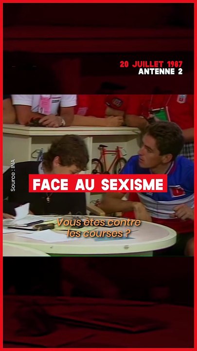 Et puis à un moment, Jeannie Longo a pu en placer une. Suite de la séquence : Marc Madiot : « Le sport cycliste est un sport extrêmement difficile. Moi j’aime trop les femmes pour les voir souffrir, c’est mon point de vue personnel. Maintenant, si ça te