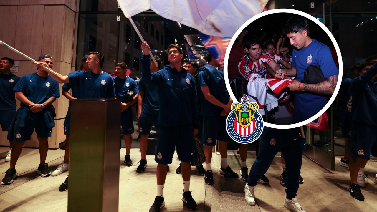 Chivas desata la locura en Los Ángeles y así los recibe su afición
