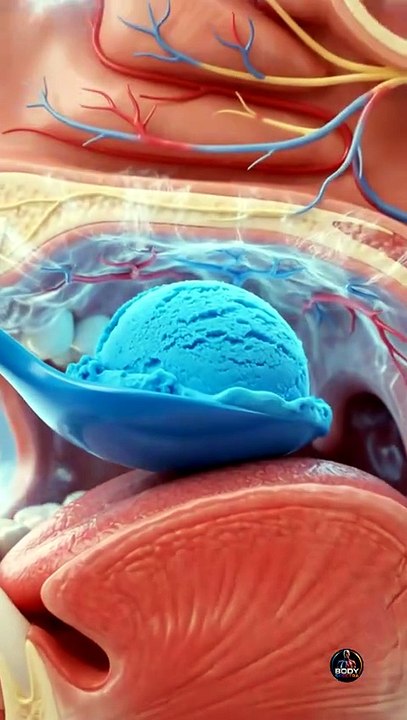 🥶 Ever wondered why ice cream can make your fo...