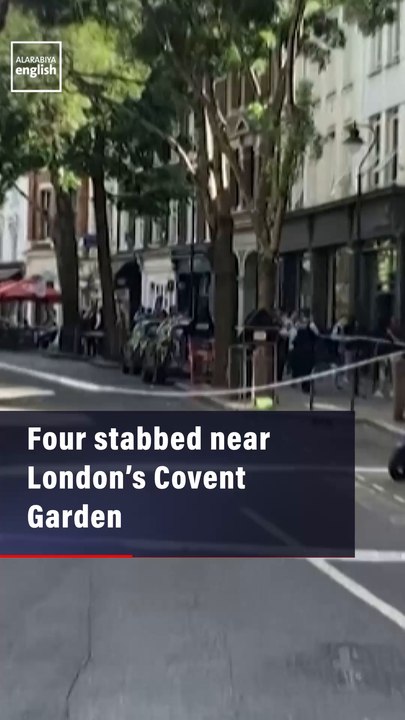 Four stabbed near London’s Covent Garden