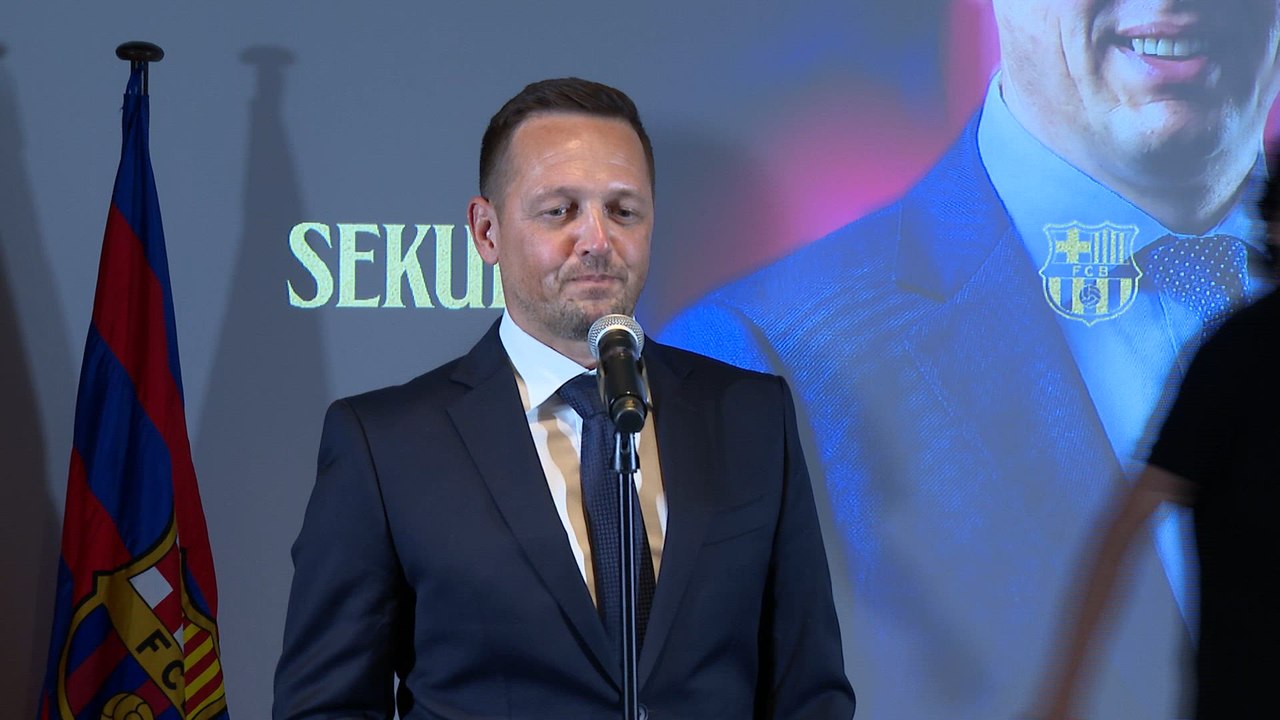 Declaraciones de Aleksander Sekulic, nuevo entrenador del Barça
