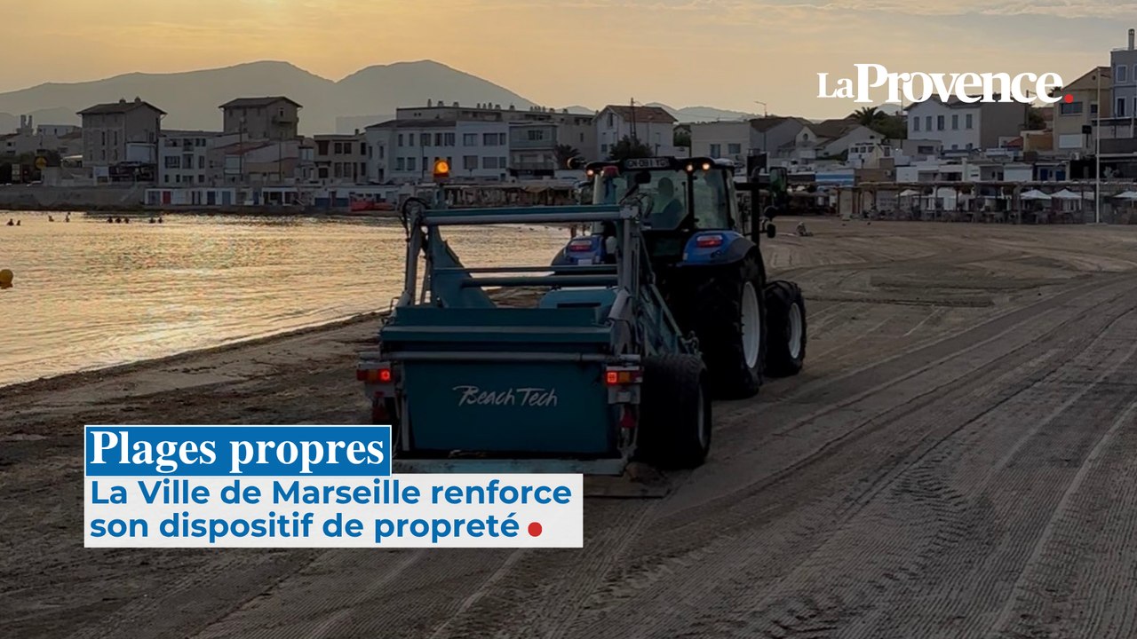 La ville de Marseille renforce son dispositif de nettoyage des plages