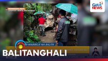 Magkapatid, patay sa rockslide sa Brgy. San Rafael | Balitanghali