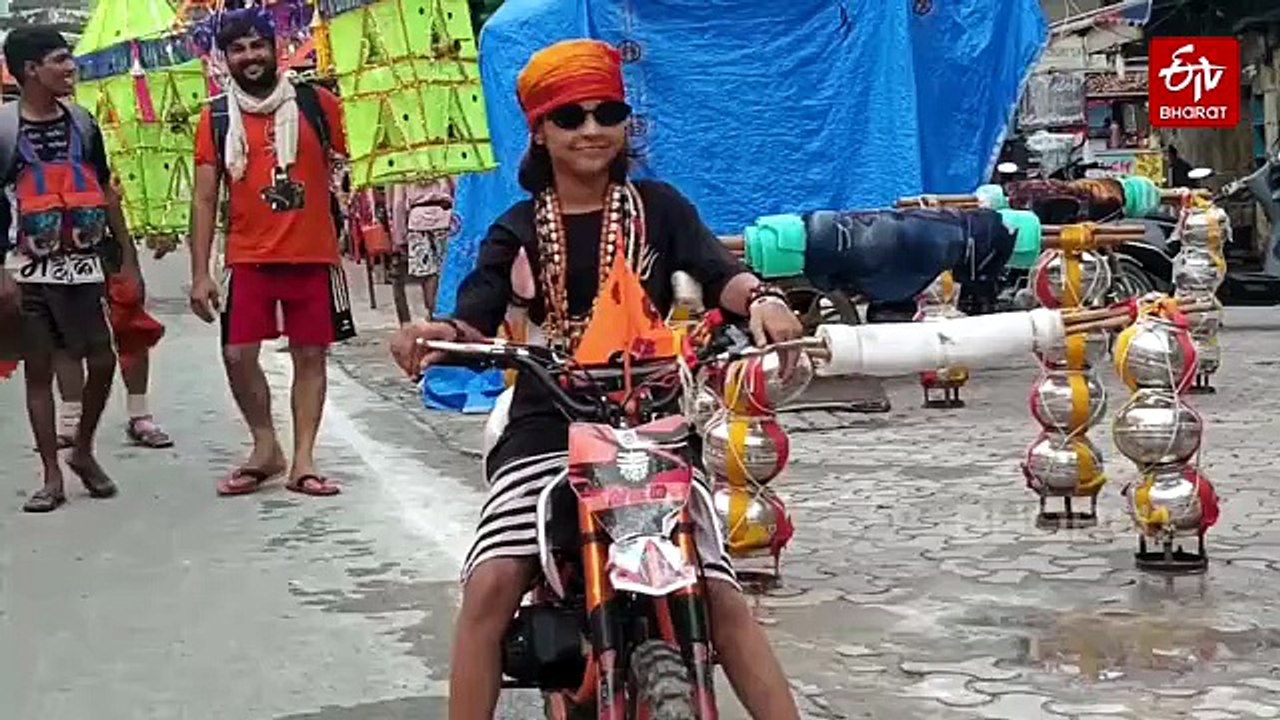 Watch | 12-Year-Old Diksha's Unique Kanwar Yatra On Mini Dirt Bike Inspires Many