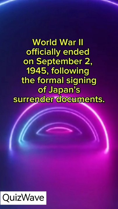 Can You Answer This Basic History Question? - World War II Quiz