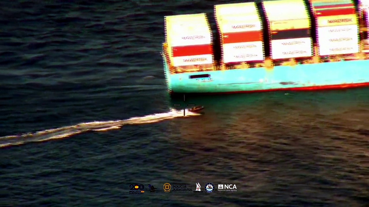 navio porta-contentores, cocaína