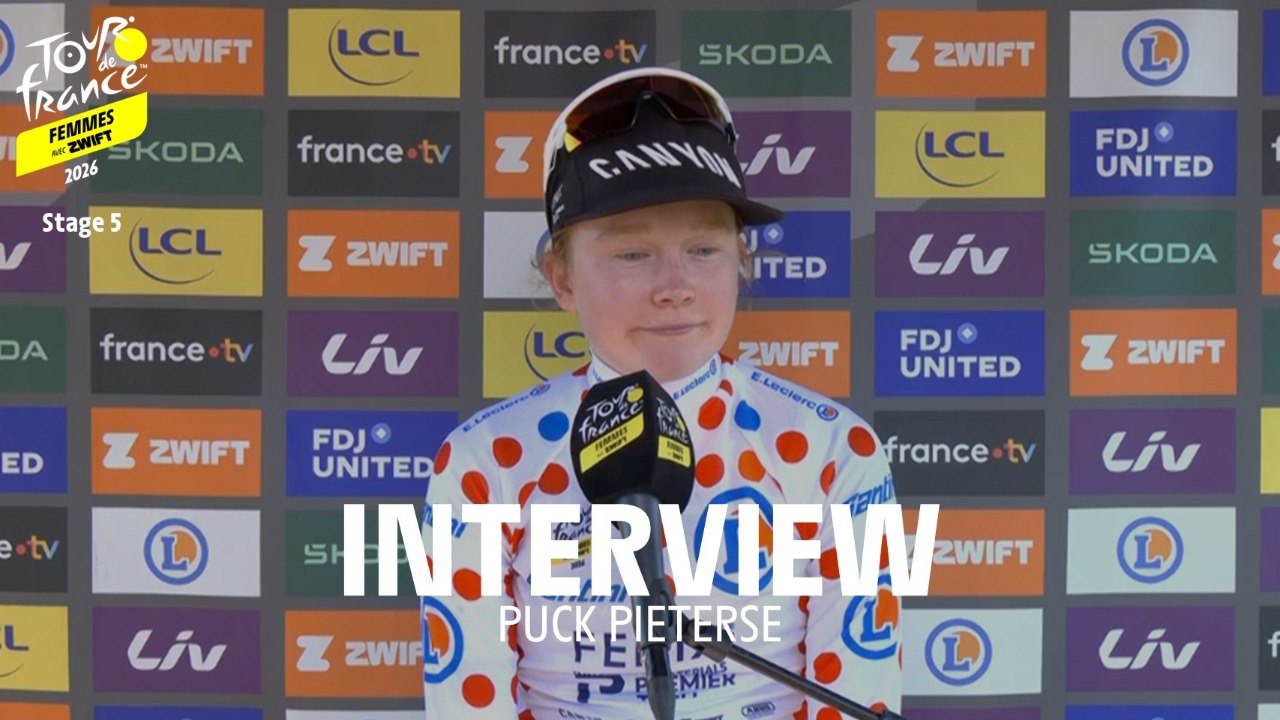 Tour de France Femmes avec Zwift 2026 - Stage 5 Post-race interview