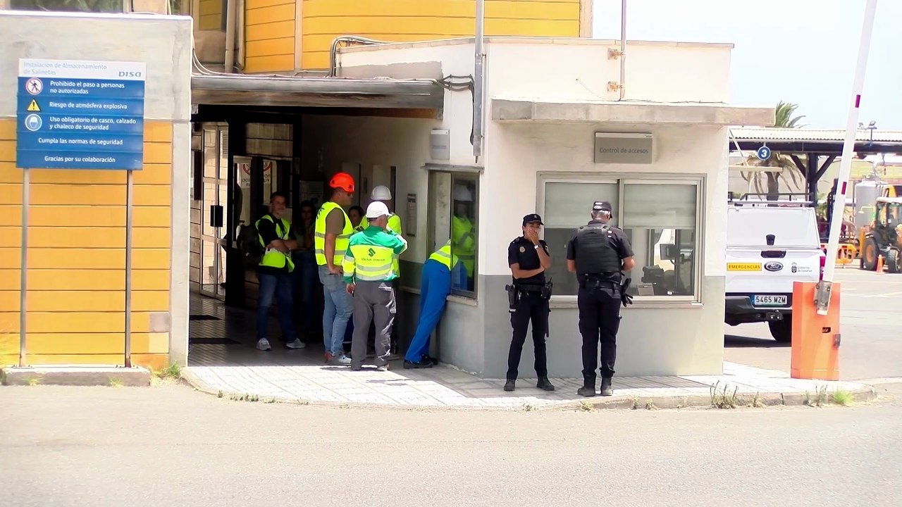 Un fallecido y dos heridos graves tras la explosión de un tanque de combustible en Telde